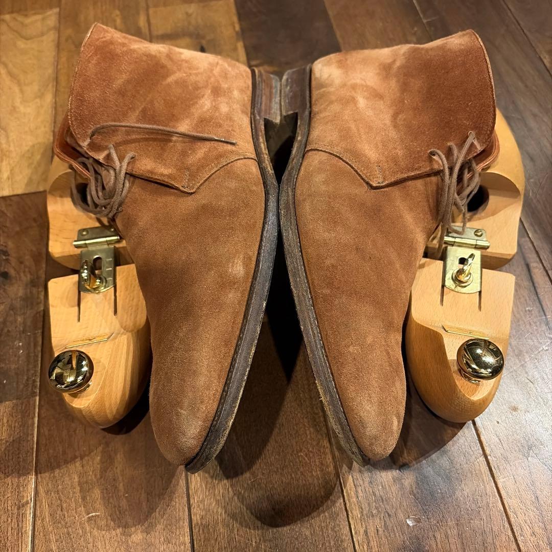 ブラウン スエード チャッカブーツ　クロケット　※送料込