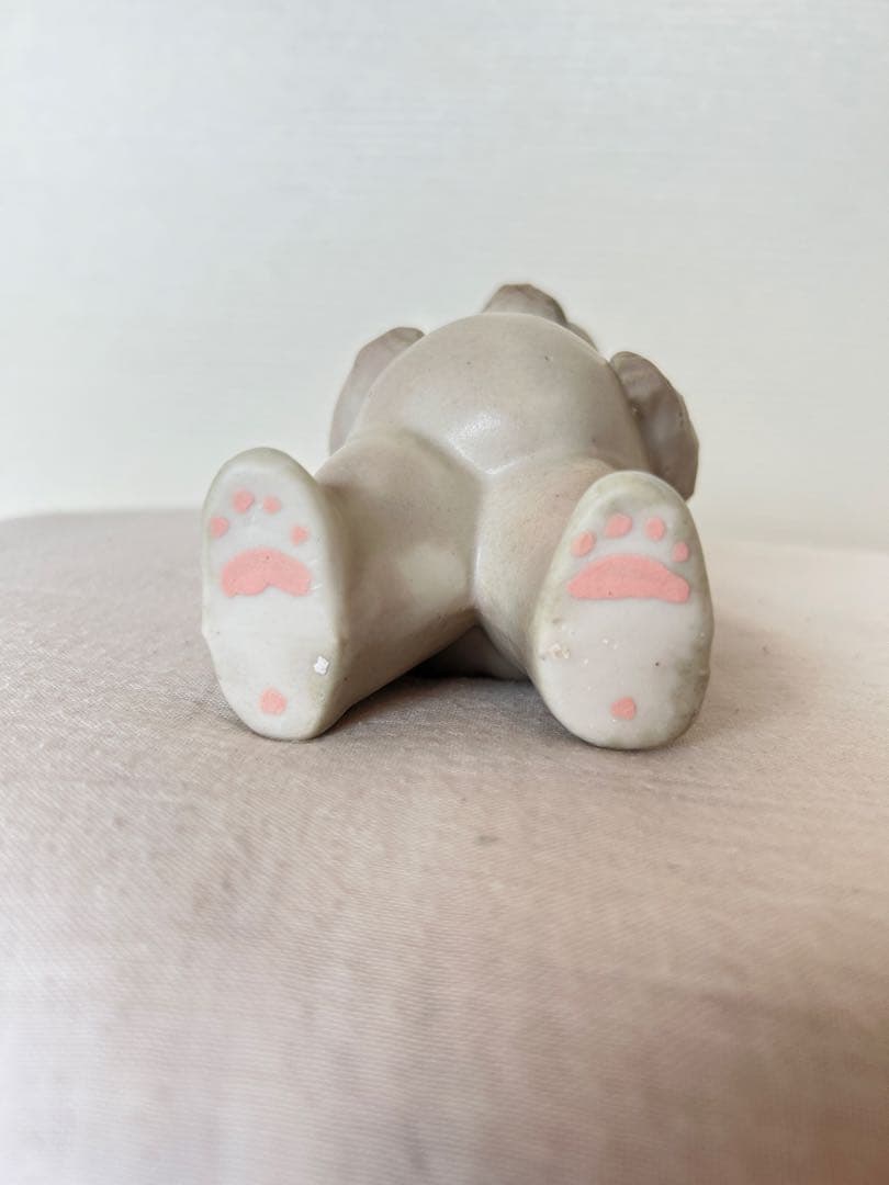 増田光　壁掛け花瓶　猫