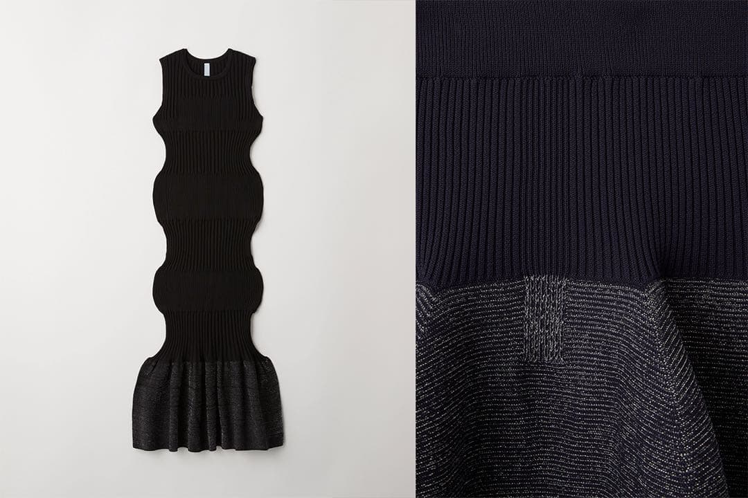 別注 限定品 CFCL FLUTED DRESS 1 GLITTER サイズ1