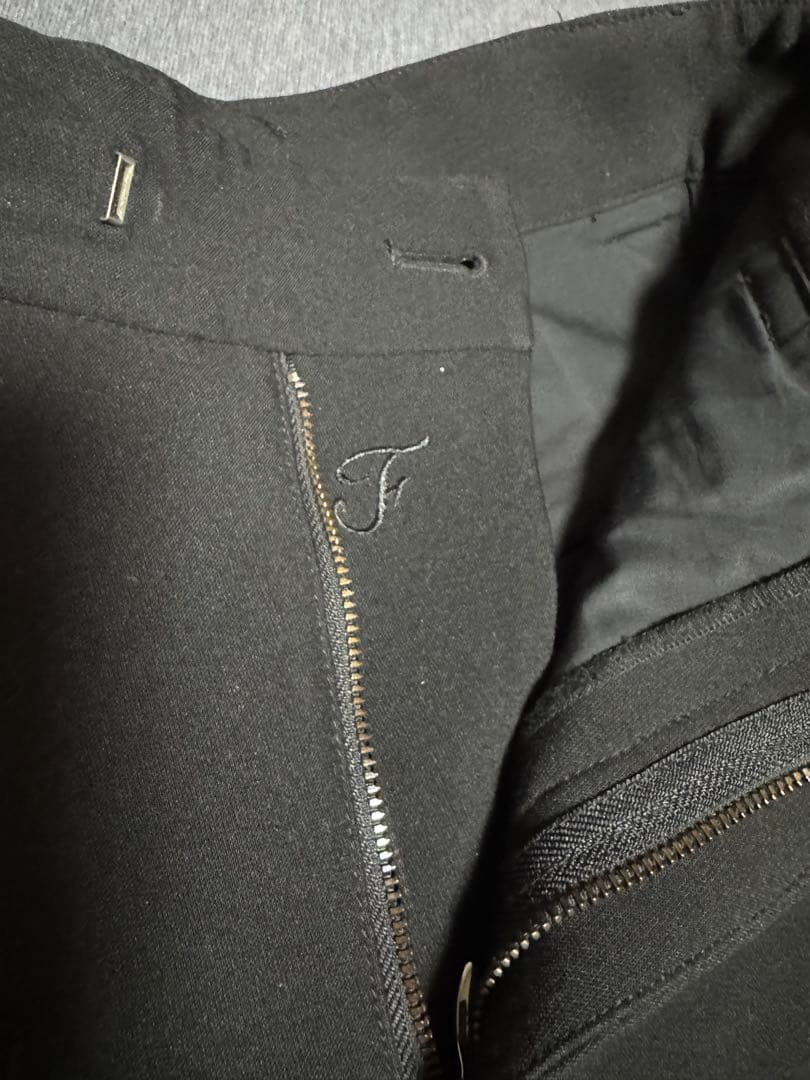 Fax Copy Express ワイドスラックス ブラック S