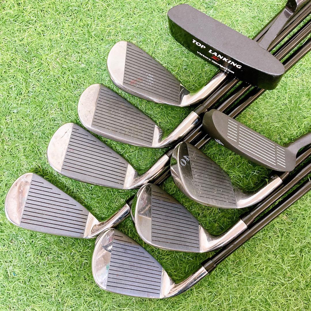 H2.初心者オススメ　ゴルフクラブ　メンズセット　右利き　FLEX S 13本