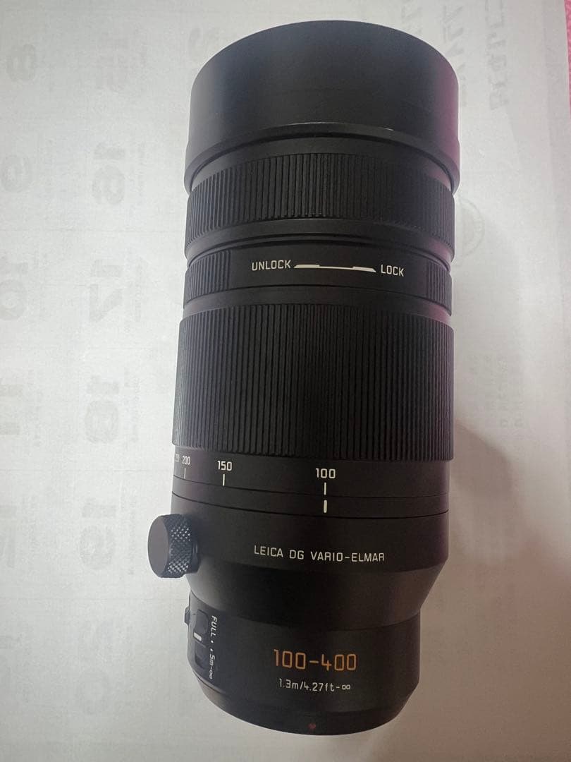 部品分解品，LUMIX 100-400mm ズームレンズ