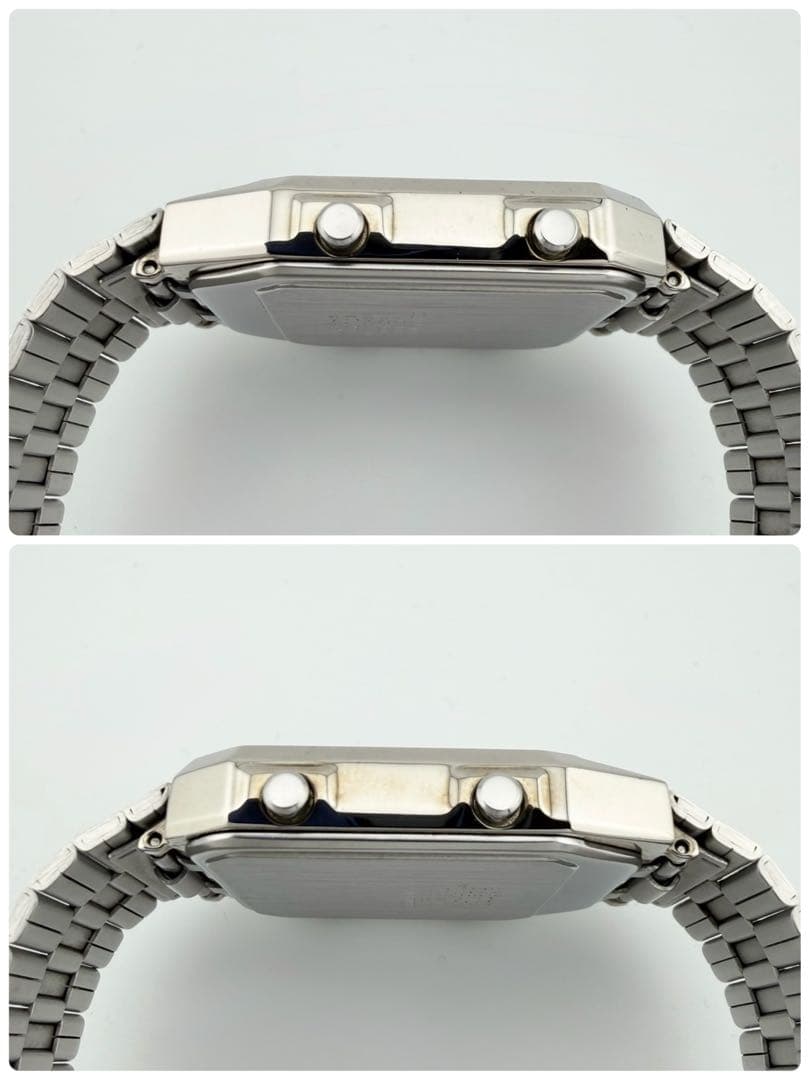 美品 シチズン アナデジテンプ 8988-001911 メンズ クォーツ腕時計