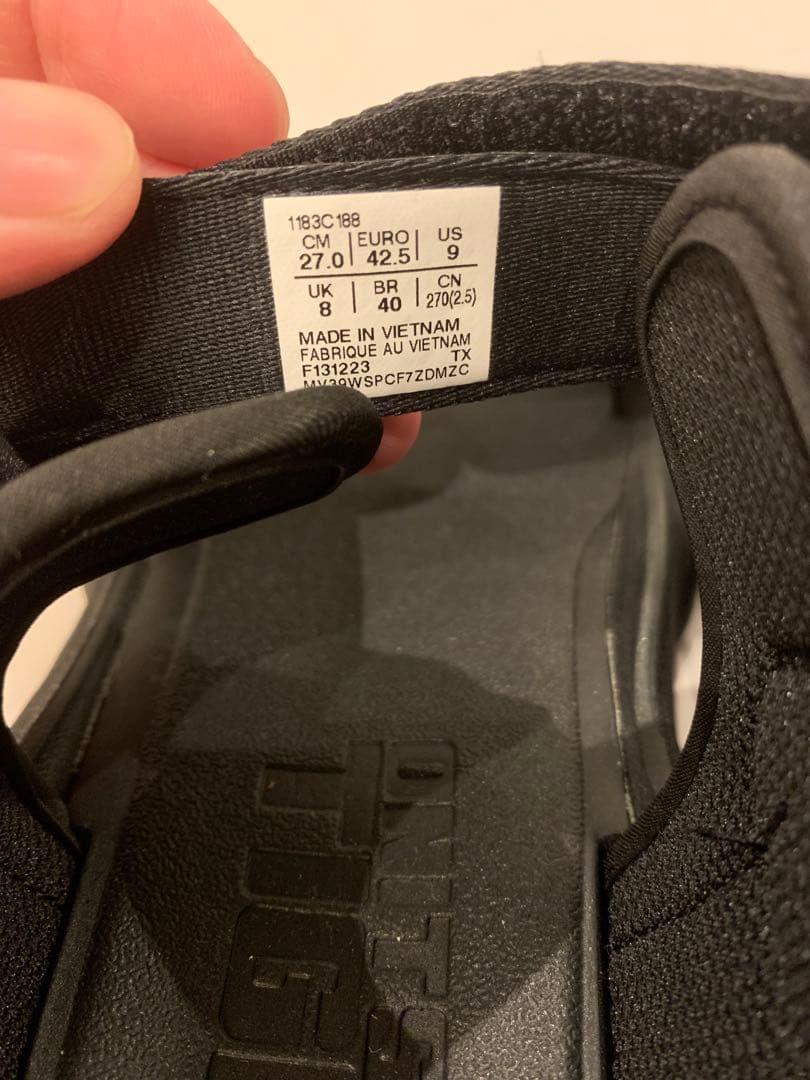 【新品】オニツカタイガー DENTIGRE BELTED 27cm 黒 希少