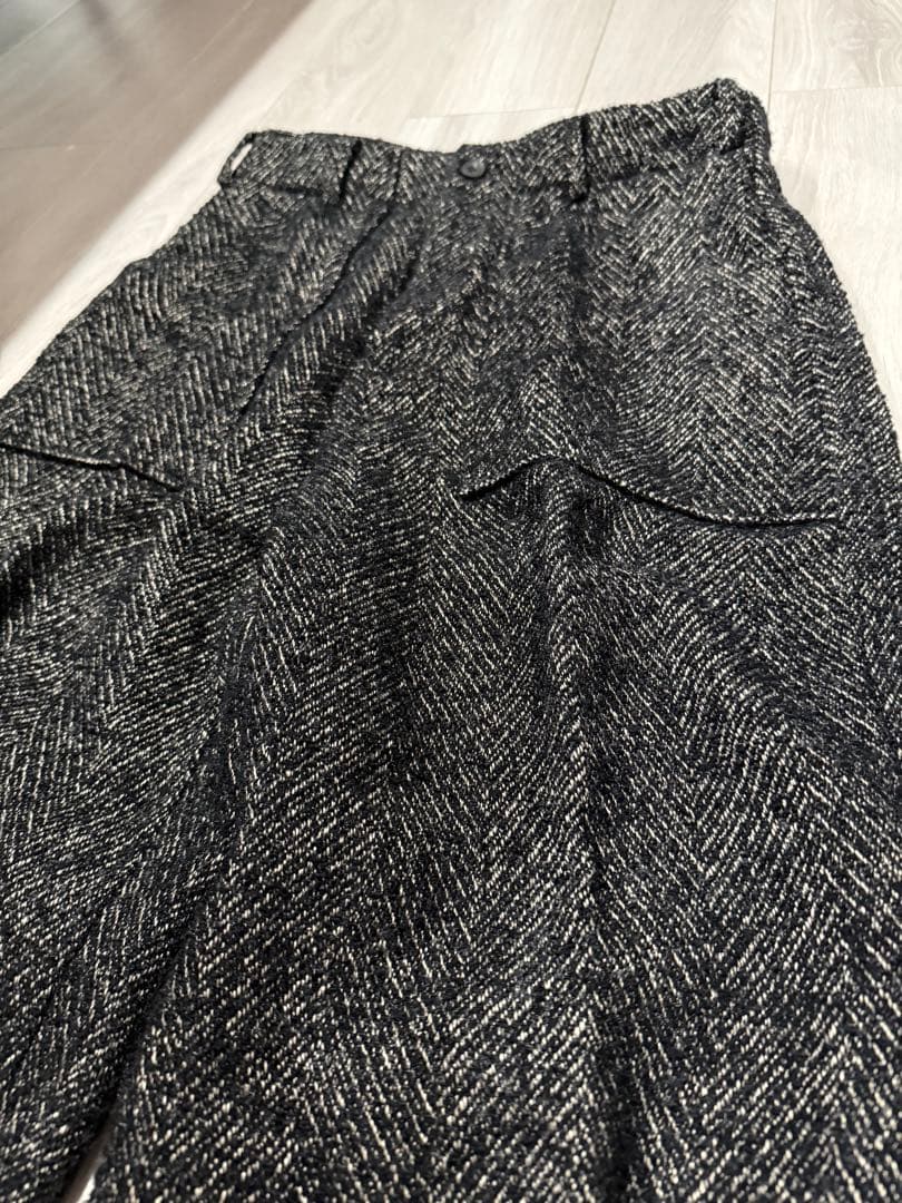 YOKE TWEED WIDE-LEG BAKER PANTS サイズ2