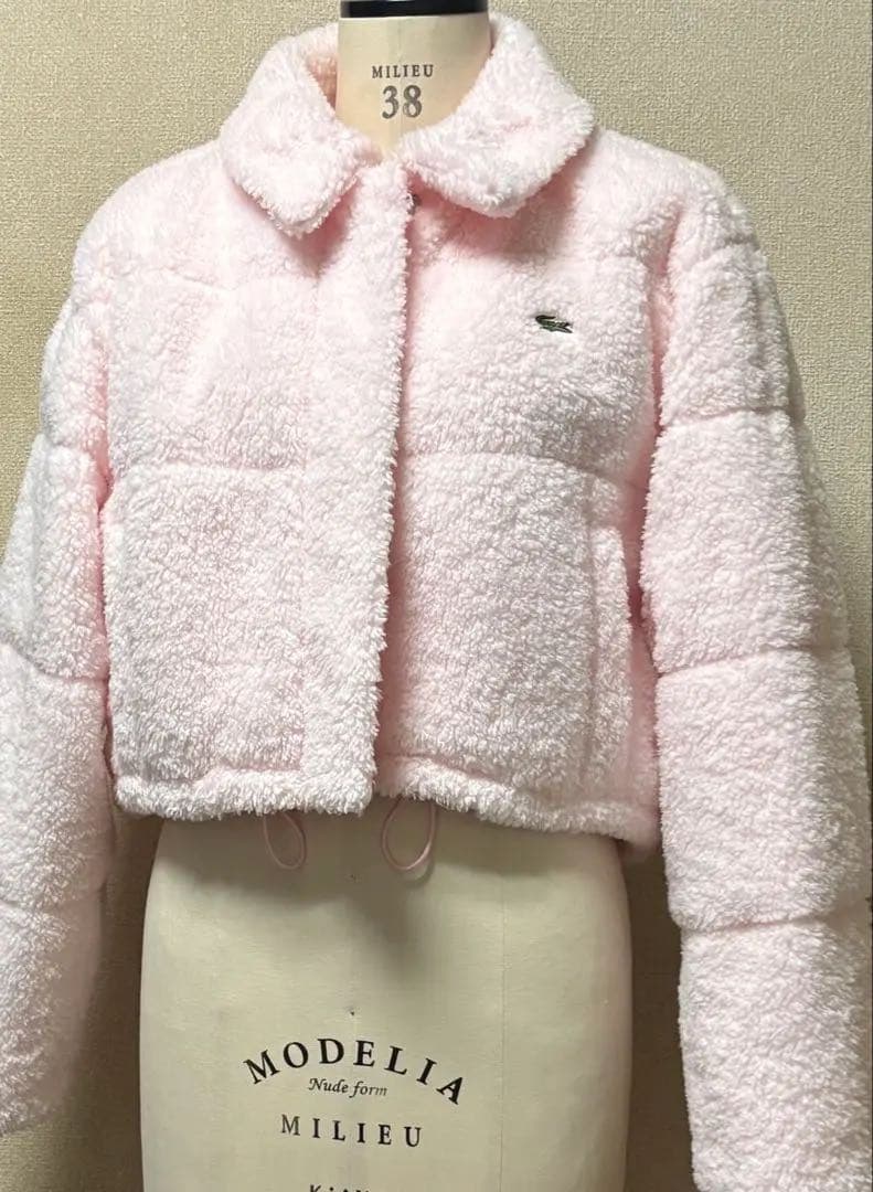 SNIDEL୨୧ LACOSTE୨୧⑅*クロップド中綿ジャケット