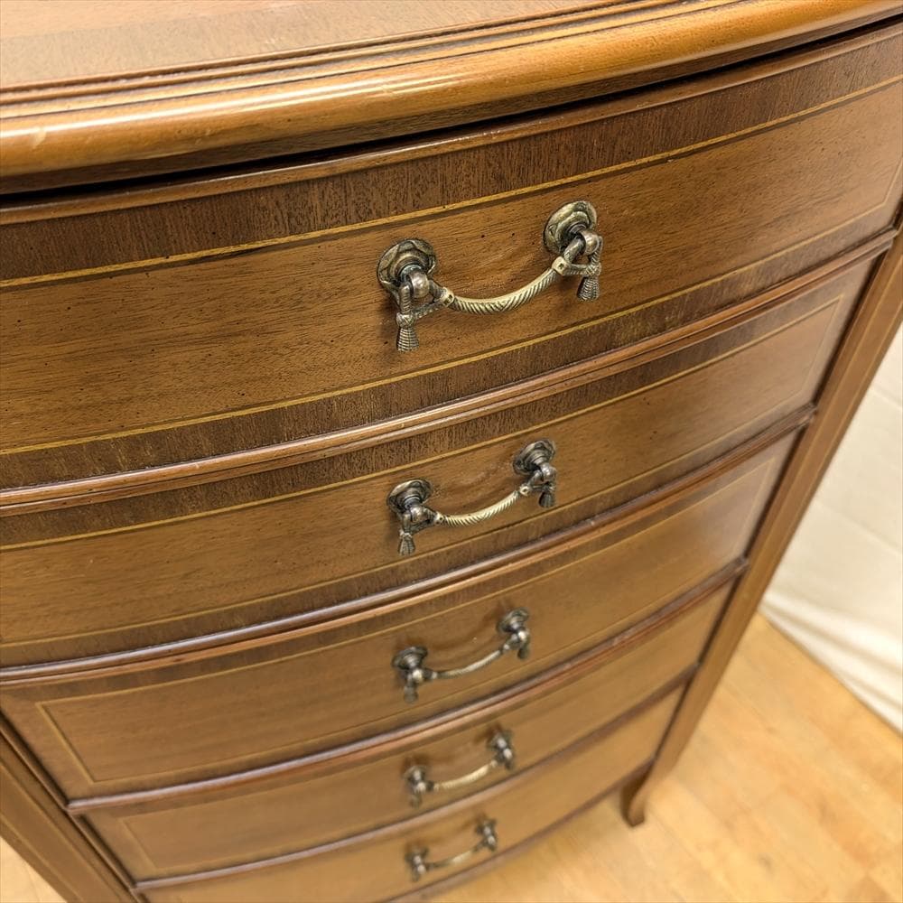 東海家具　ベネチア　5段　リビングチェスト　タンス　箪笥　チェスト　ドロワー