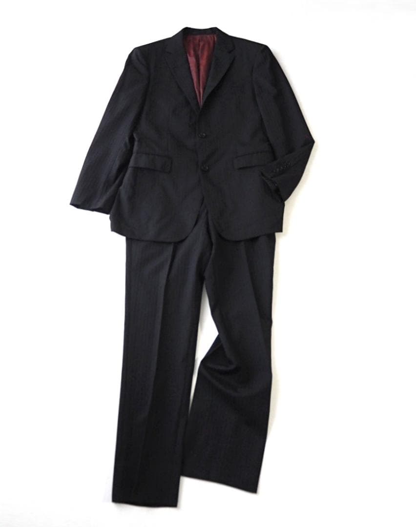 BURBERRY バーバリーブラックレーベル ウールシルク スーツ セットアップ