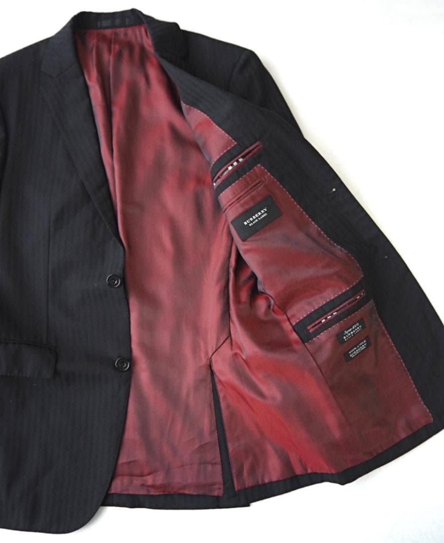 BURBERRY バーバリーブラックレーベル ウールシルク スーツ セットアップ
