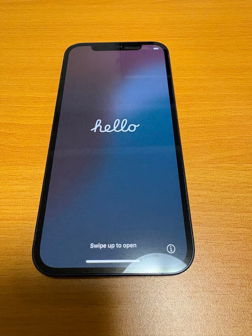 iPhone 12 64GB ブラック SIMロックなし iFaceケース付き