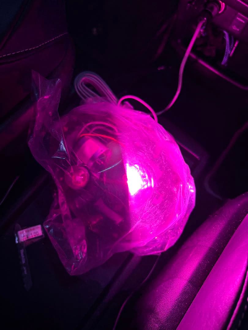 【当時物新品】回転灯 紫色 夜間表示灯 DC 12V