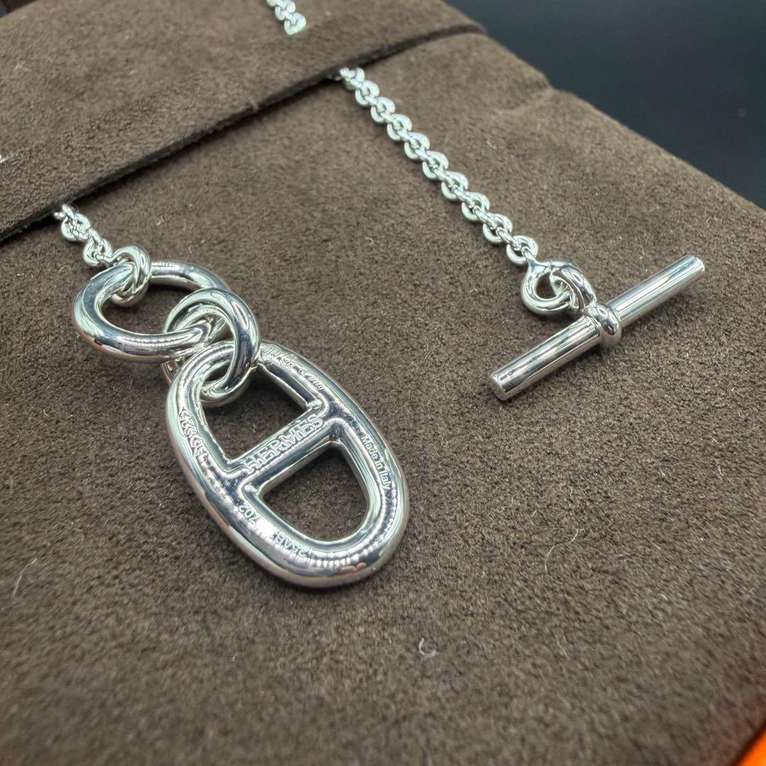 【新品未使用　正規店購入】HERMES シェーヌダンクルアミュレットネックレス