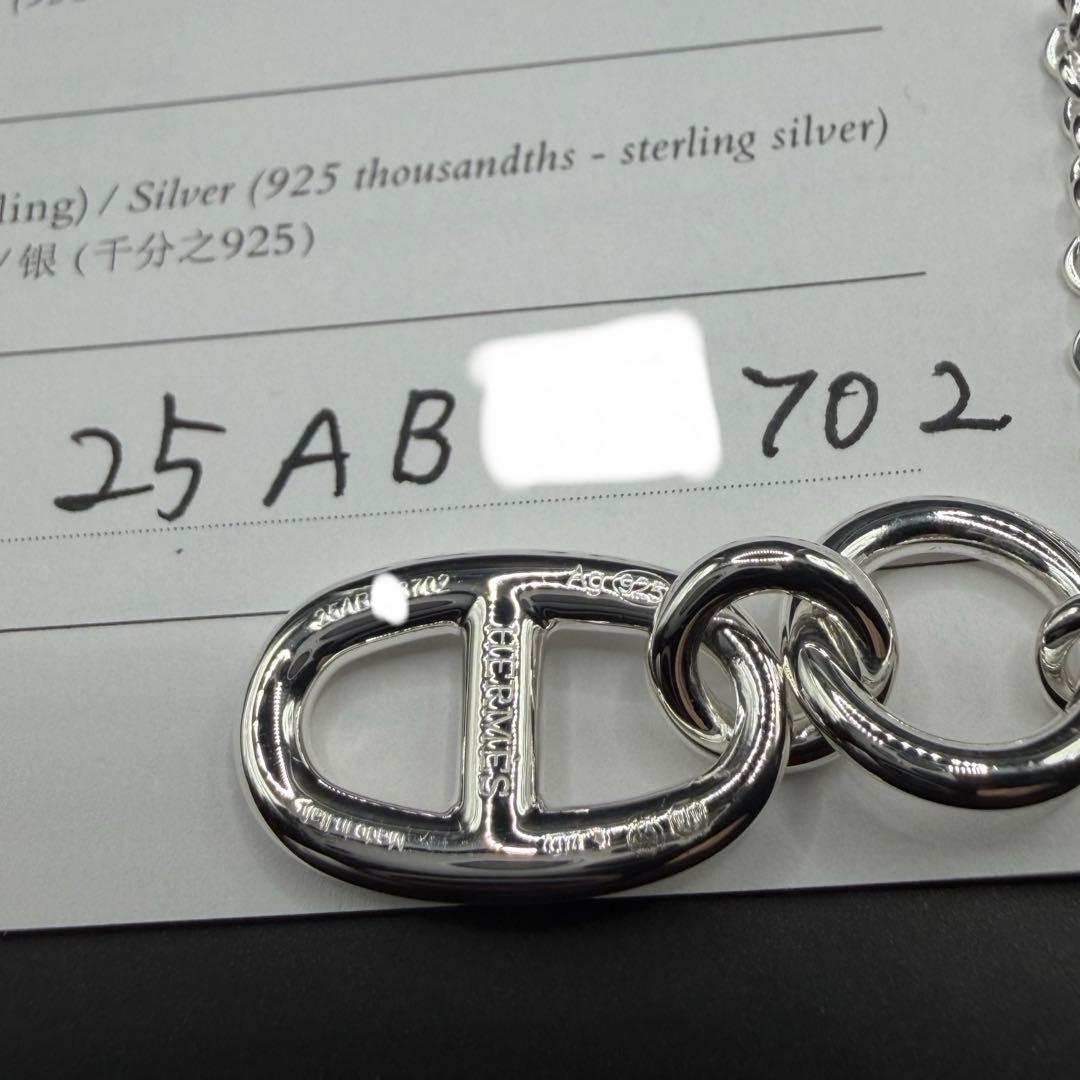 【新品未使用　正規店購入】HERMES シェーヌダンクルアミュレットネックレス