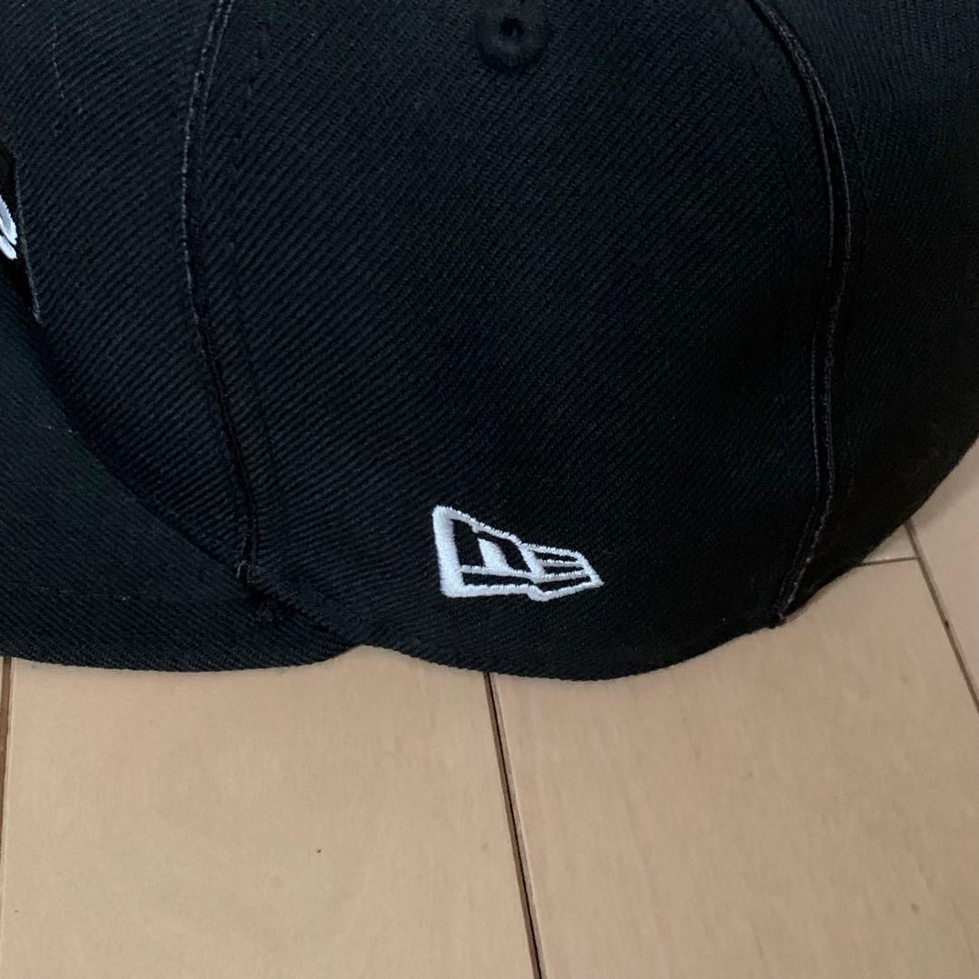 Supreme Box Logo Piping New Era Cap 黒 ロゴ