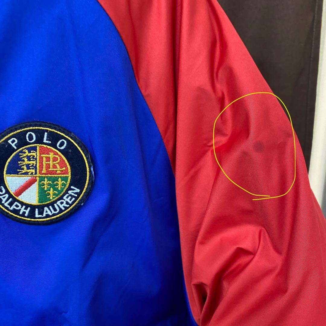 松961 ポロラルフローレン クッキーパッチ ダウン フリース リバーシブル