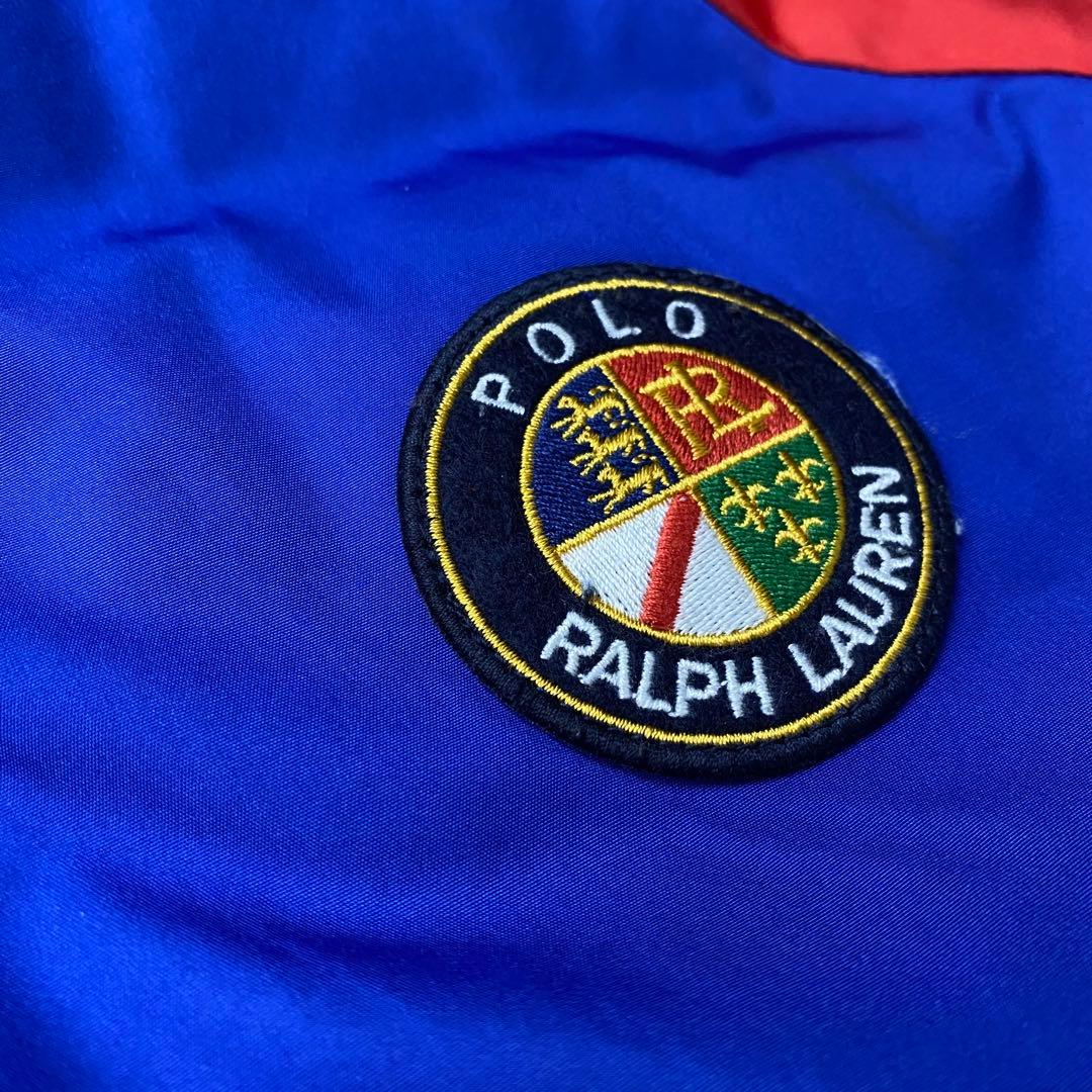 松961 ポロラルフローレン クッキーパッチ ダウン フリース リバーシブル