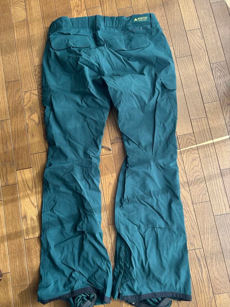 【美品】BURTON GORE-TEXスノーボード パンツ Mグリーン