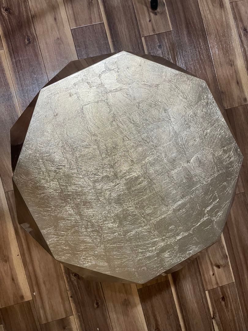 Francfranc ダイヤモンドテーブル ゴールド