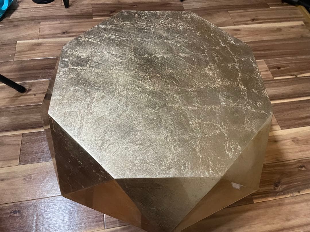 Francfranc ダイヤモンドテーブル ゴールド