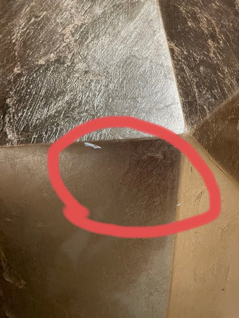 Francfranc ダイヤモンドテーブル ゴールド