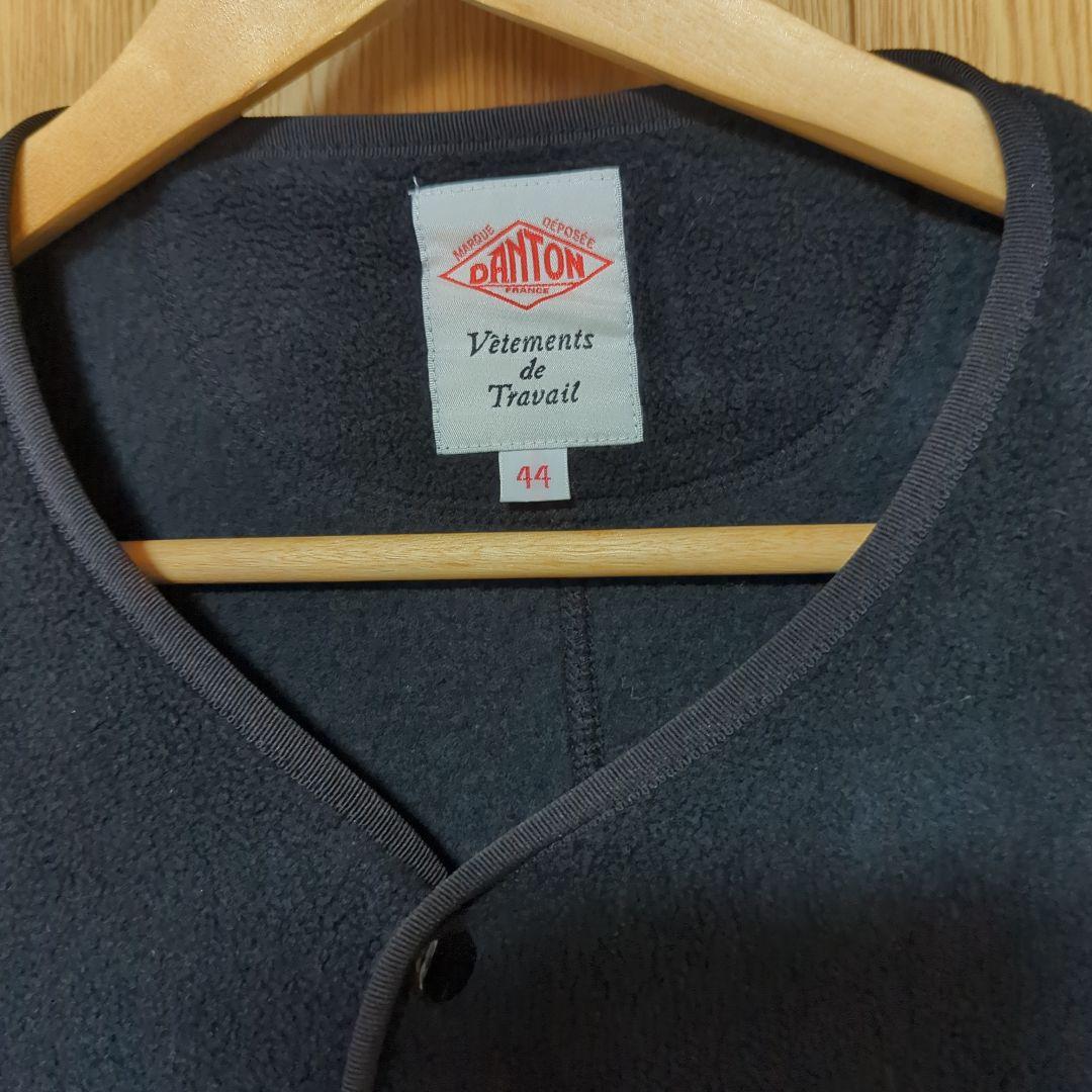 ダントン☆ノーカラーフリースジャケット