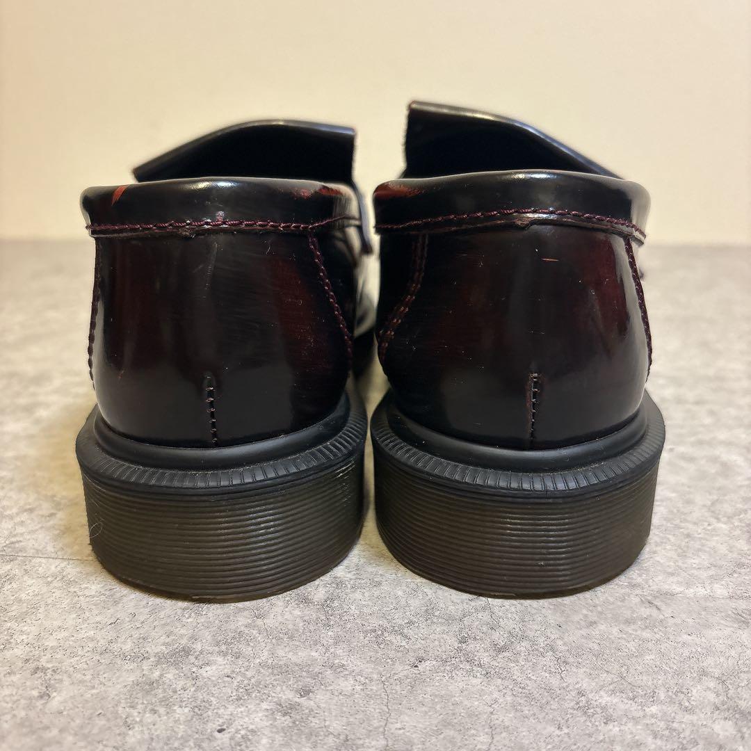 美品✨️ドクターマーチンADRIANタッセルローファー チェリーレッド UK5