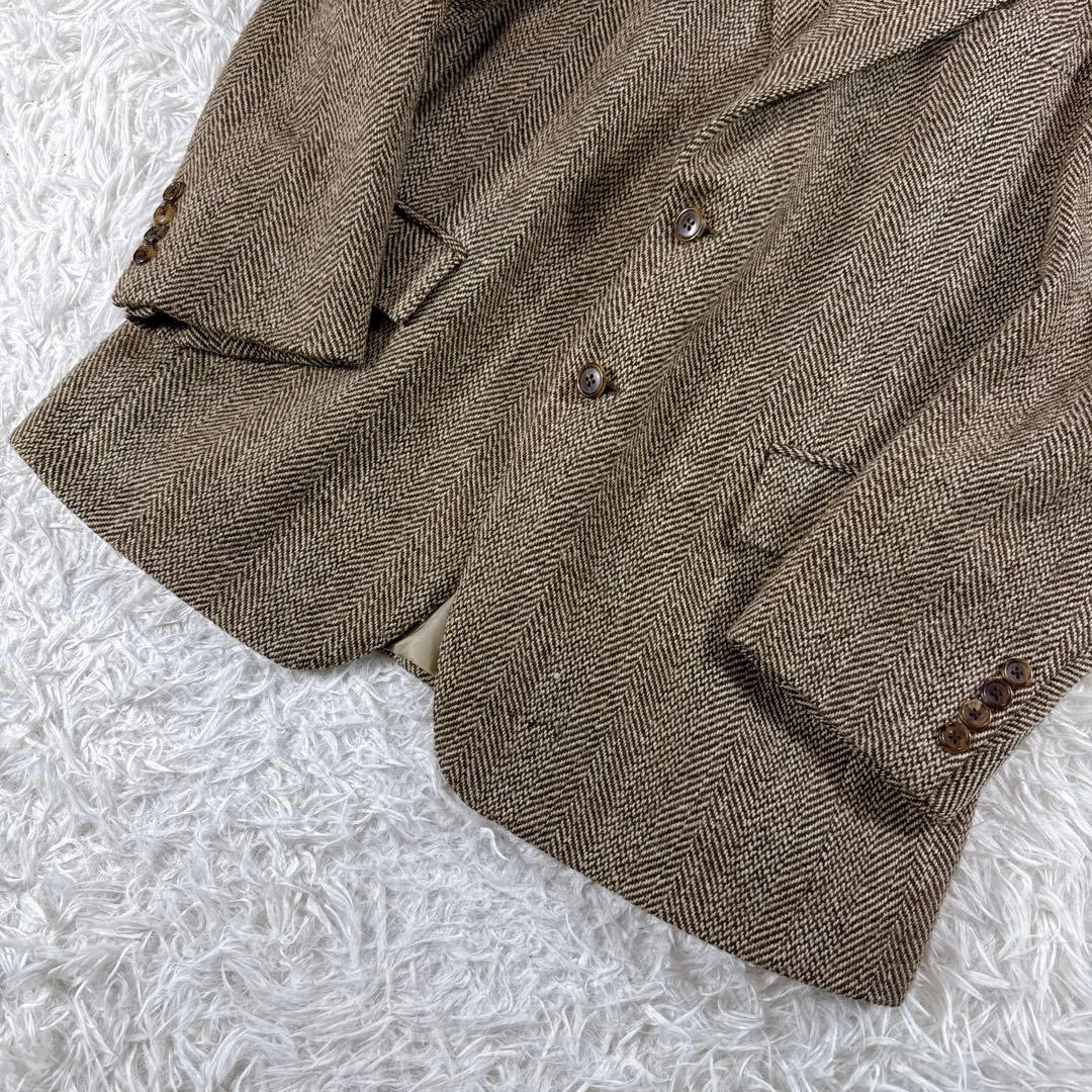 【大きいサイズ】ポロバイラルフローレン ヘリンボーン ツイードジャケット AB6