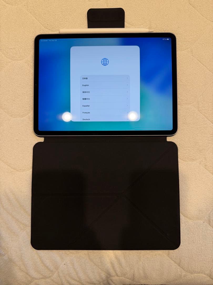 iPad Pro 2022 11インチ カバー・Apple pencil付き