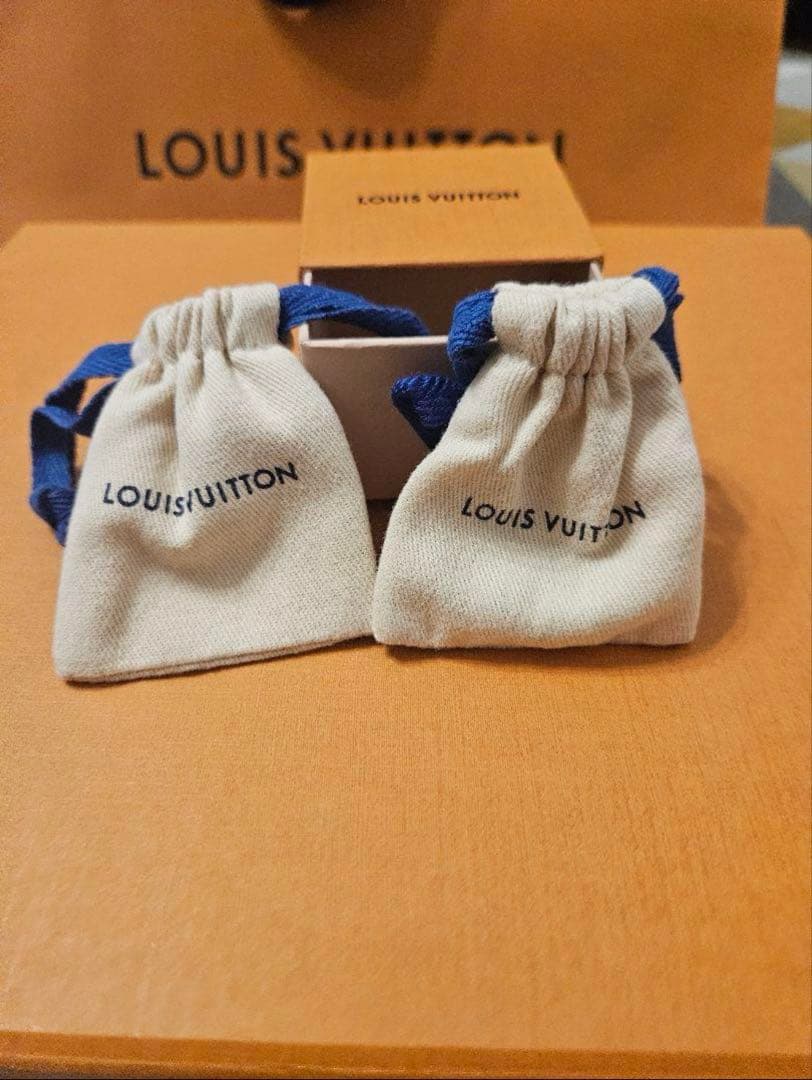 K 【新品】LOUIS VUITTON シルバー フープリング 2個セット