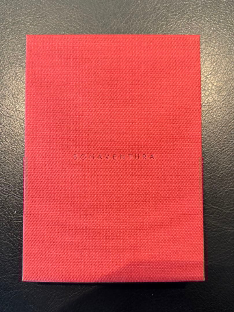 BONAVENTURA iPhone15pro ネイビー レザー 手帳型ケース