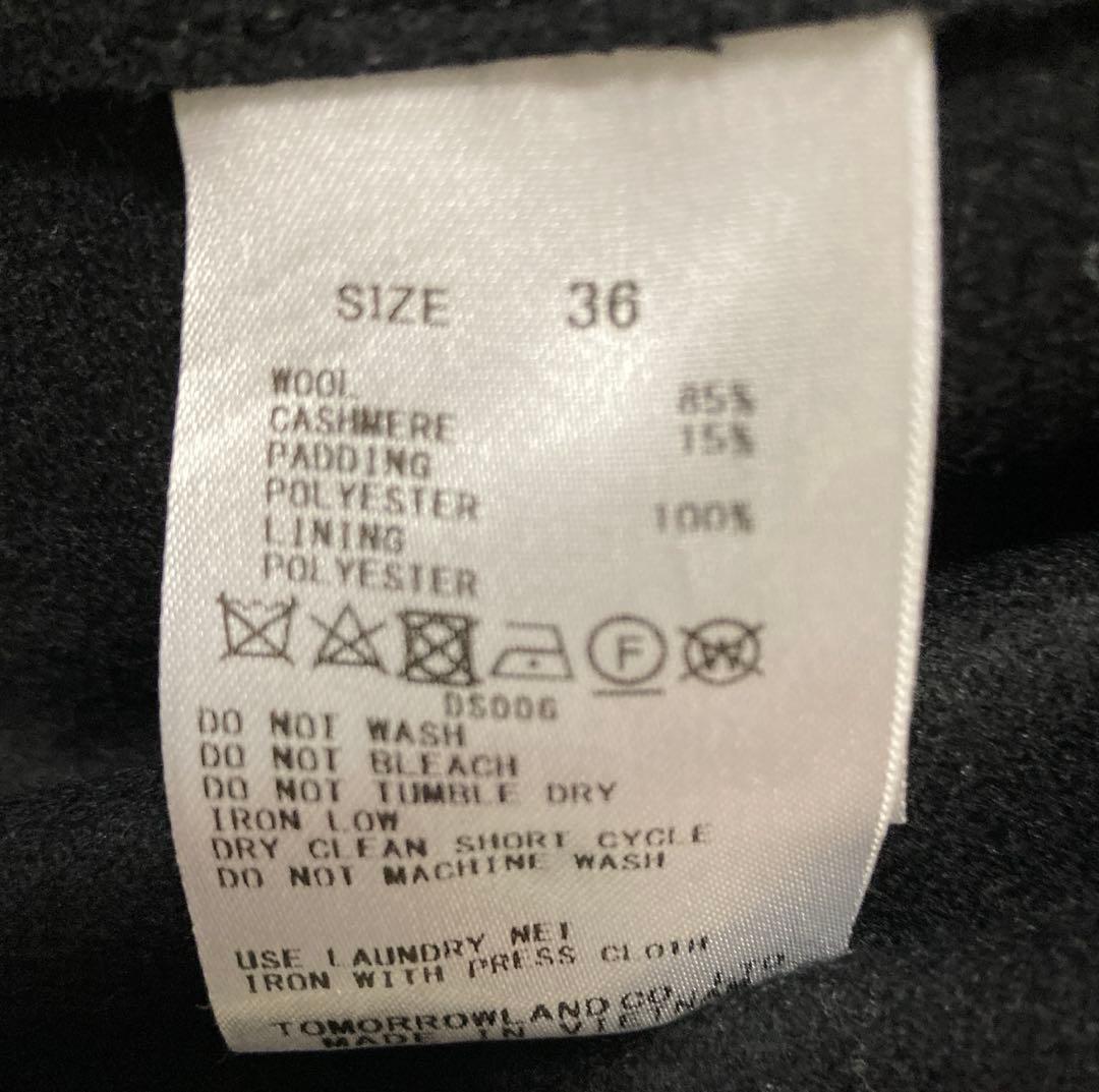 BACCA 黒ダブルクロスヘビーメルトン ミドルベスト36エディション別注色