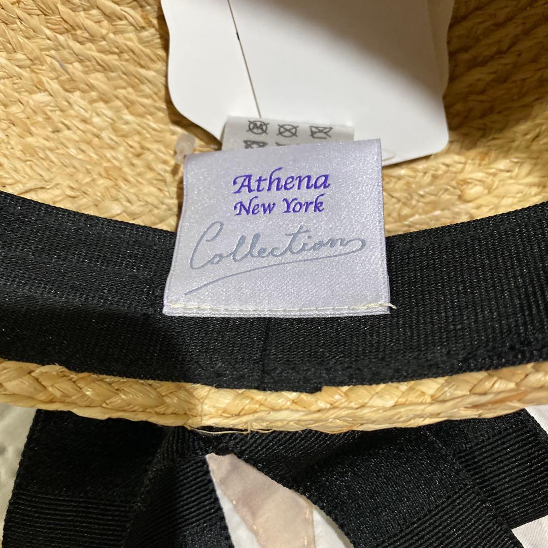 新品未使用アシーナニューヨーク.ラフィアキャスケット