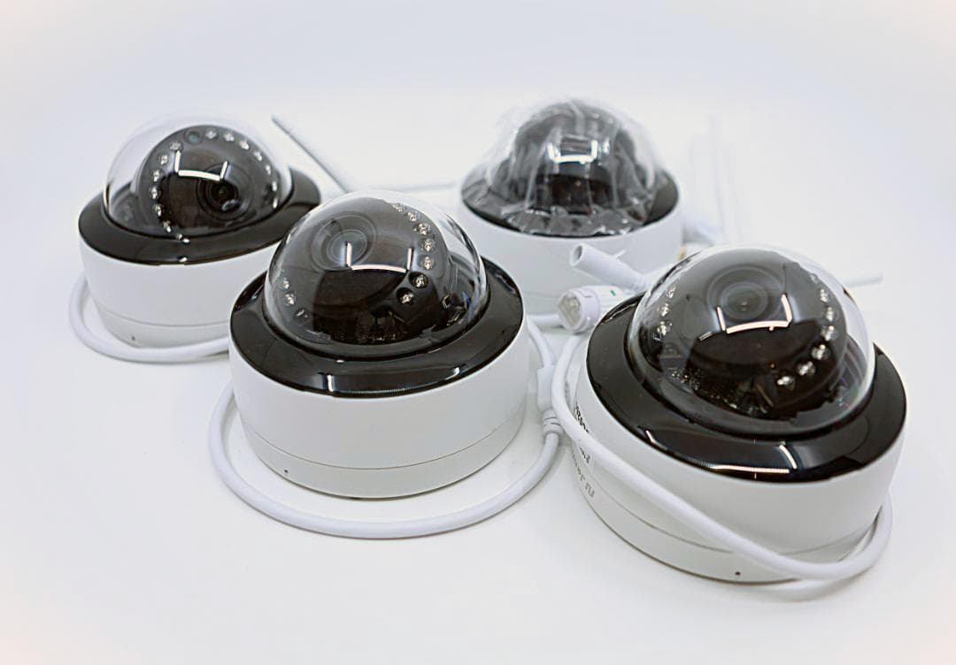 【超美品】Jennov 防犯カメラ ワイヤレス 屋外 500万画素 室内 4台