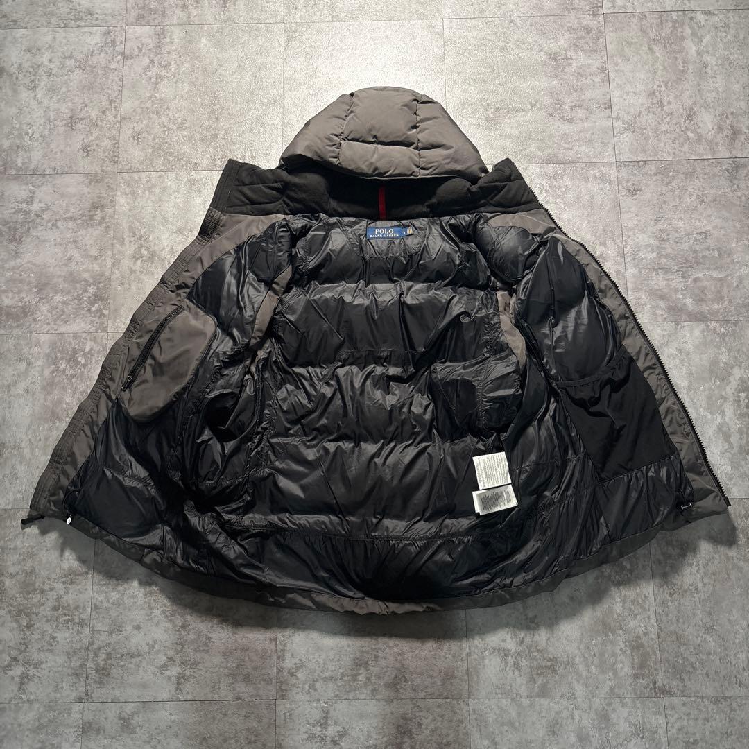 極美品　近年モデル　ポロラルフローレン　ダウンベスト　2way グレー　L