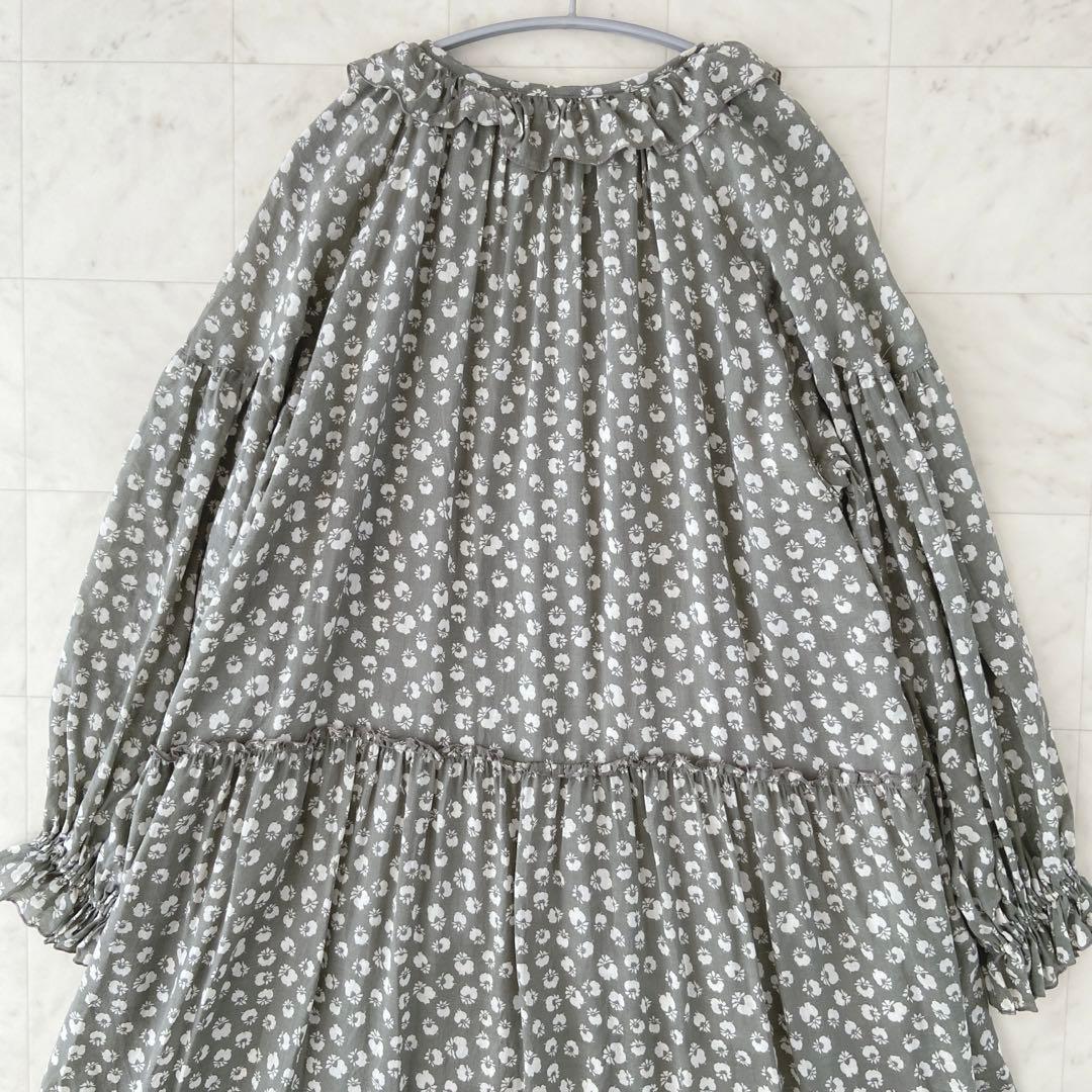 ✨極美品✨ハグオーワークロス&クロス果実プリント　ティアードワンピース雅姫さん