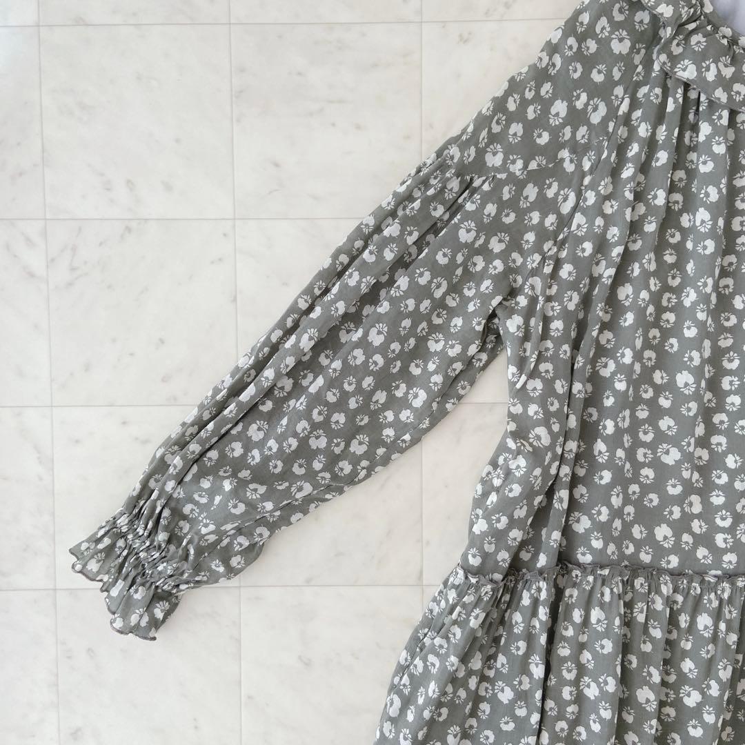 ✨極美品✨ハグオーワークロス&クロス果実プリント　ティアードワンピース雅姫さん