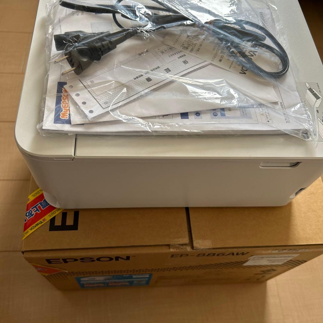 【エプソン】EP-886AWプリンタ　インクカートリッジ付き