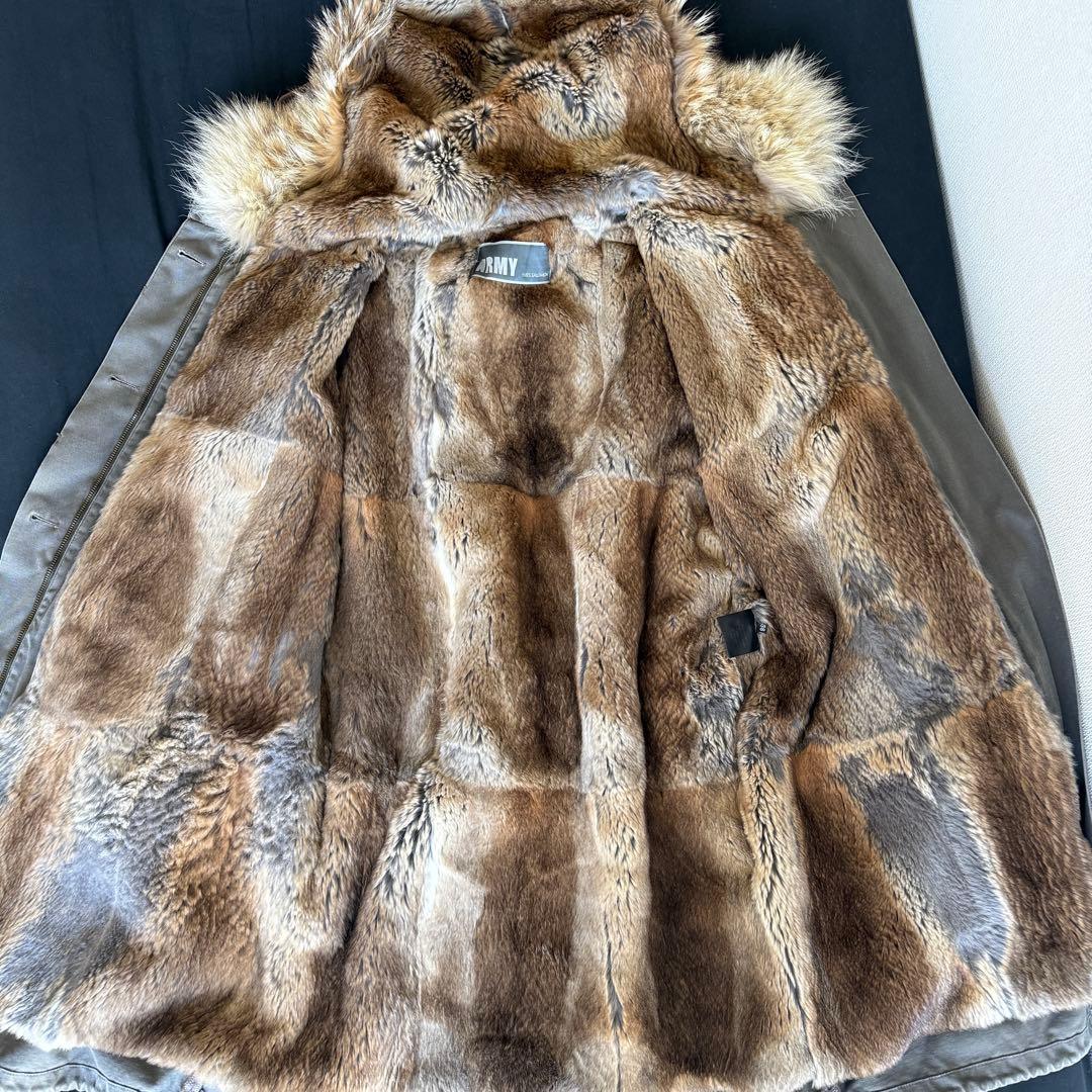 ジャケット・アウター Yves Salomon fur military coat