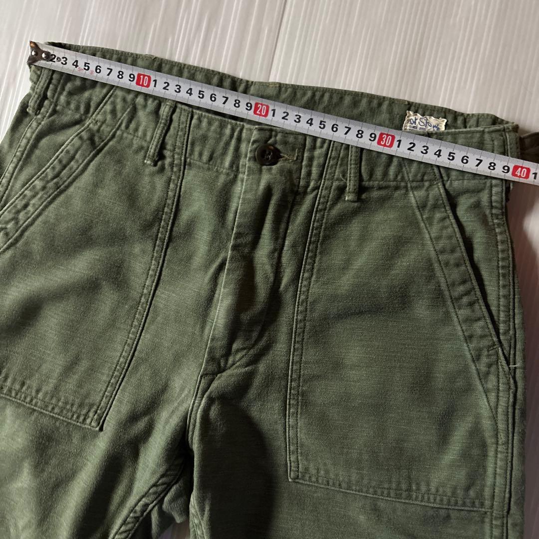おまけ付【orSlow】SLIM FIT FATIGUE PANTS size2