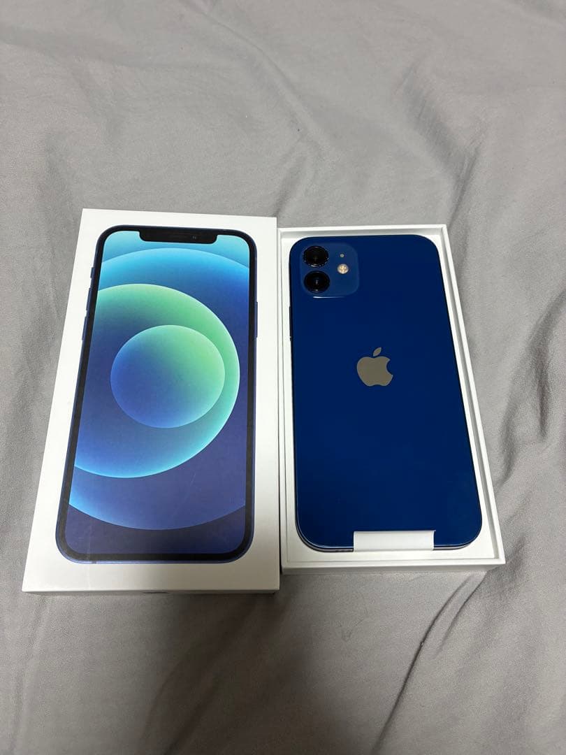 iPhone12 ブルー　128