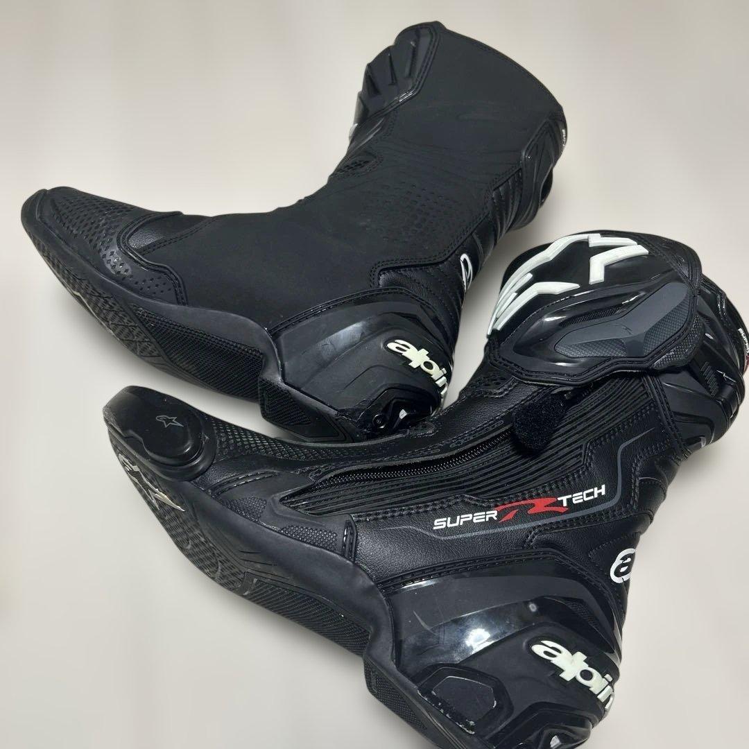 Alpinestars SUPERTECH R ブラック バイクブーツ　25.5