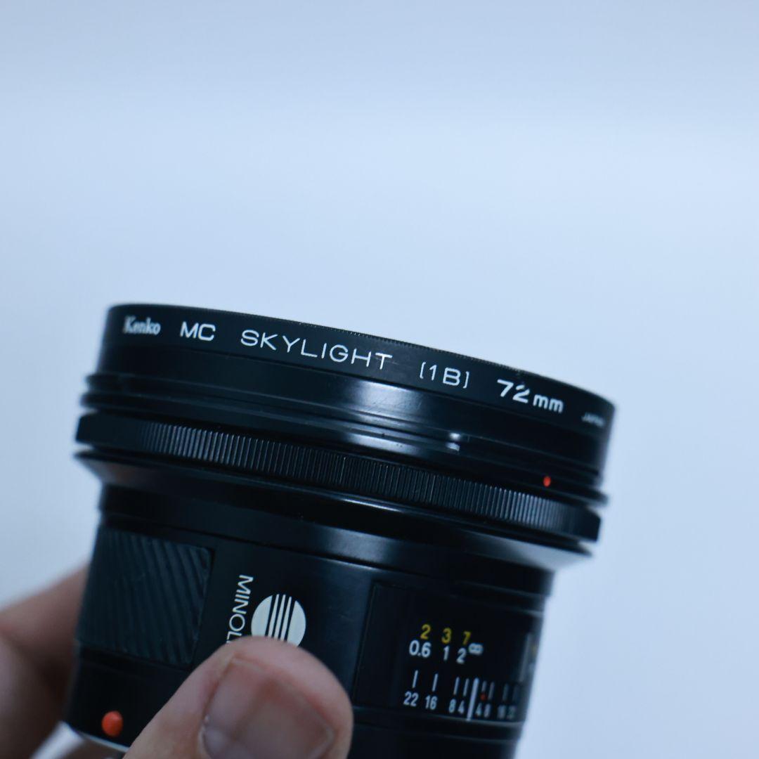 MINOLTA AF20mm F2.8 SONY αAマウント　単焦点レンズ