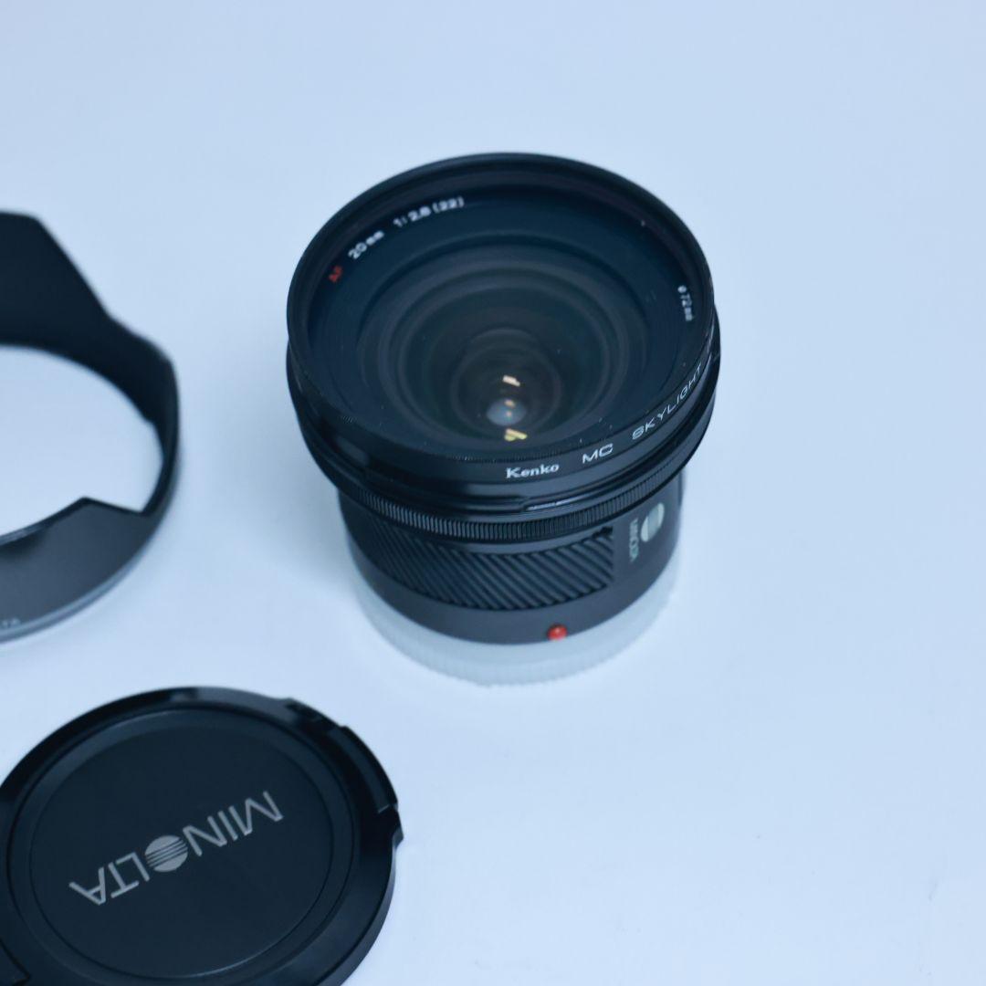 MINOLTA AF20mm F2.8 SONY αAマウント　単焦点レンズ