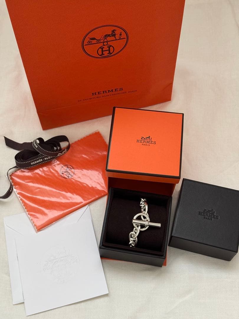 エルメス 新品　シェーヌダンクル ブレスレット GM 14コマ HERMES