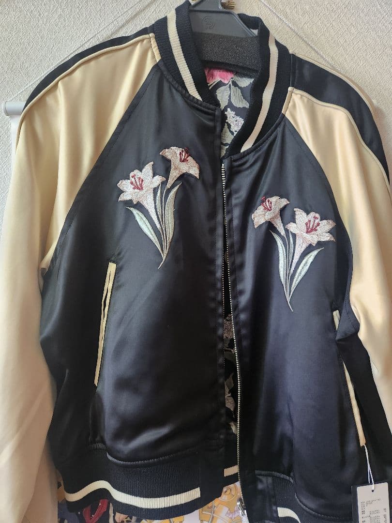 LILY BROWN　リリーブラウン　ケイタマルヤマ　スカジャン　黒　ブラック