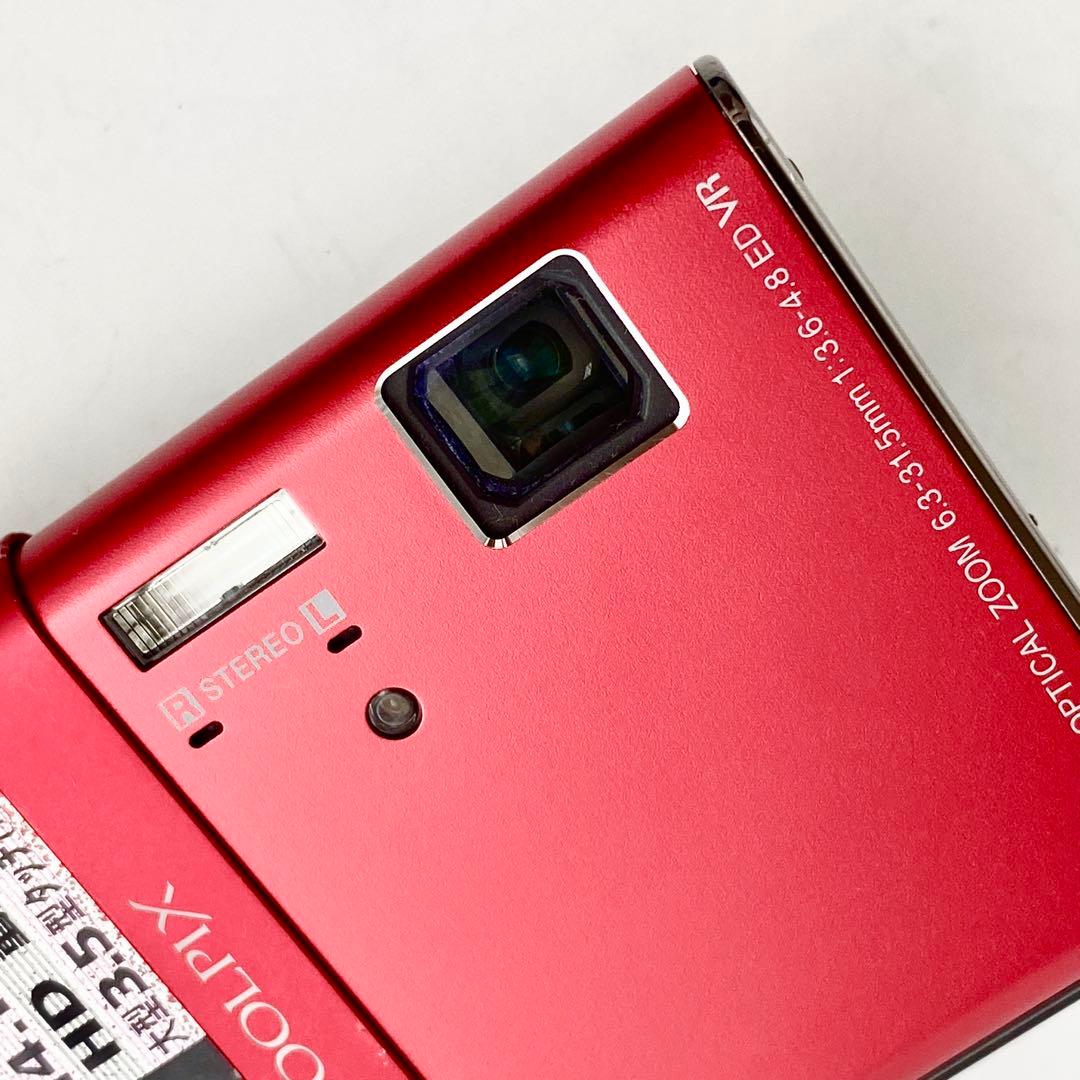【作動確認済】Nikon Coolpix S80 レッド コンデジ【希少品】