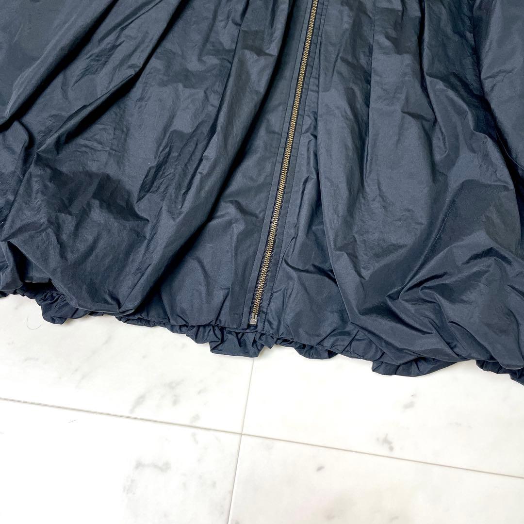 専用【未使用級】ビアズリー 2024SS タフタバルーンブルゾン 絹 黒 F