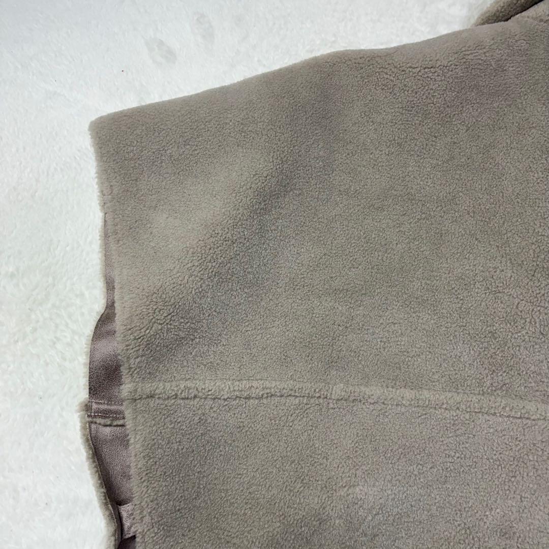 美品 AMERI REVERSIBLE BOA PONCHO COAT