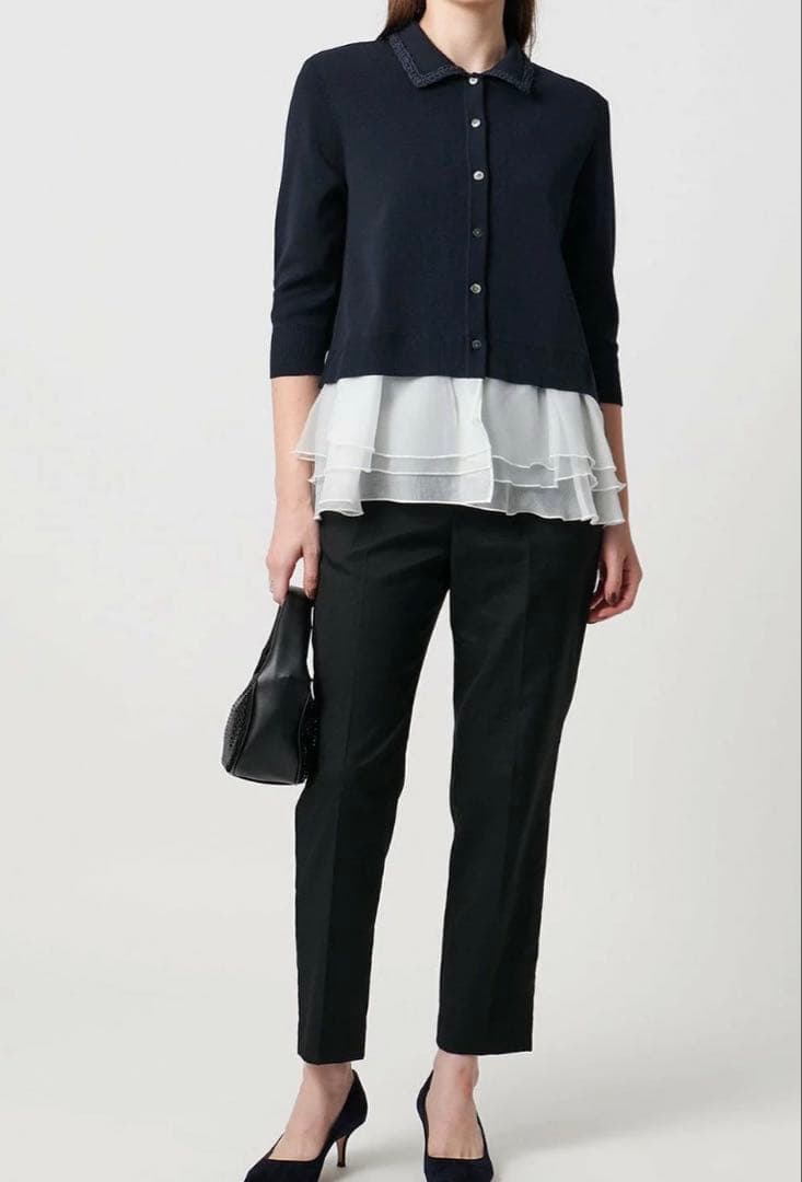 い**様 UNITED ARROWS レディーポロコンビニットウォッシャブル