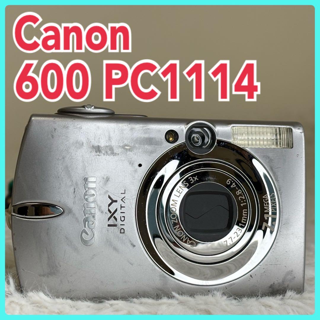Canon カメラ　IXY 600 PC1114充電器　コンデジ　動作品